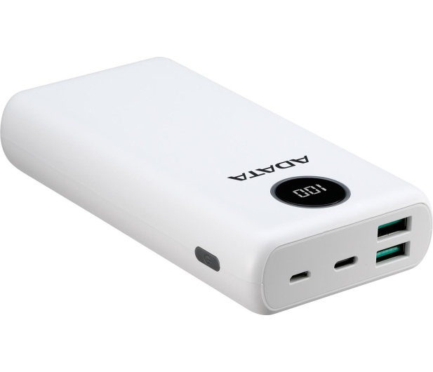 ADATA Power Bank P20000QCD 20000mAh biały - 645543 - zdjęcie 3